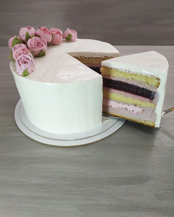 Зефирный торт с выпечкой – пошаговый рецепт с фото