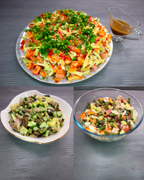 Вкусный рыбный салат на праздничный стол – пошаговый рецепт приготовления с фото