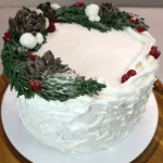 Влажный рождественский пирог с орехами и сухофруктами